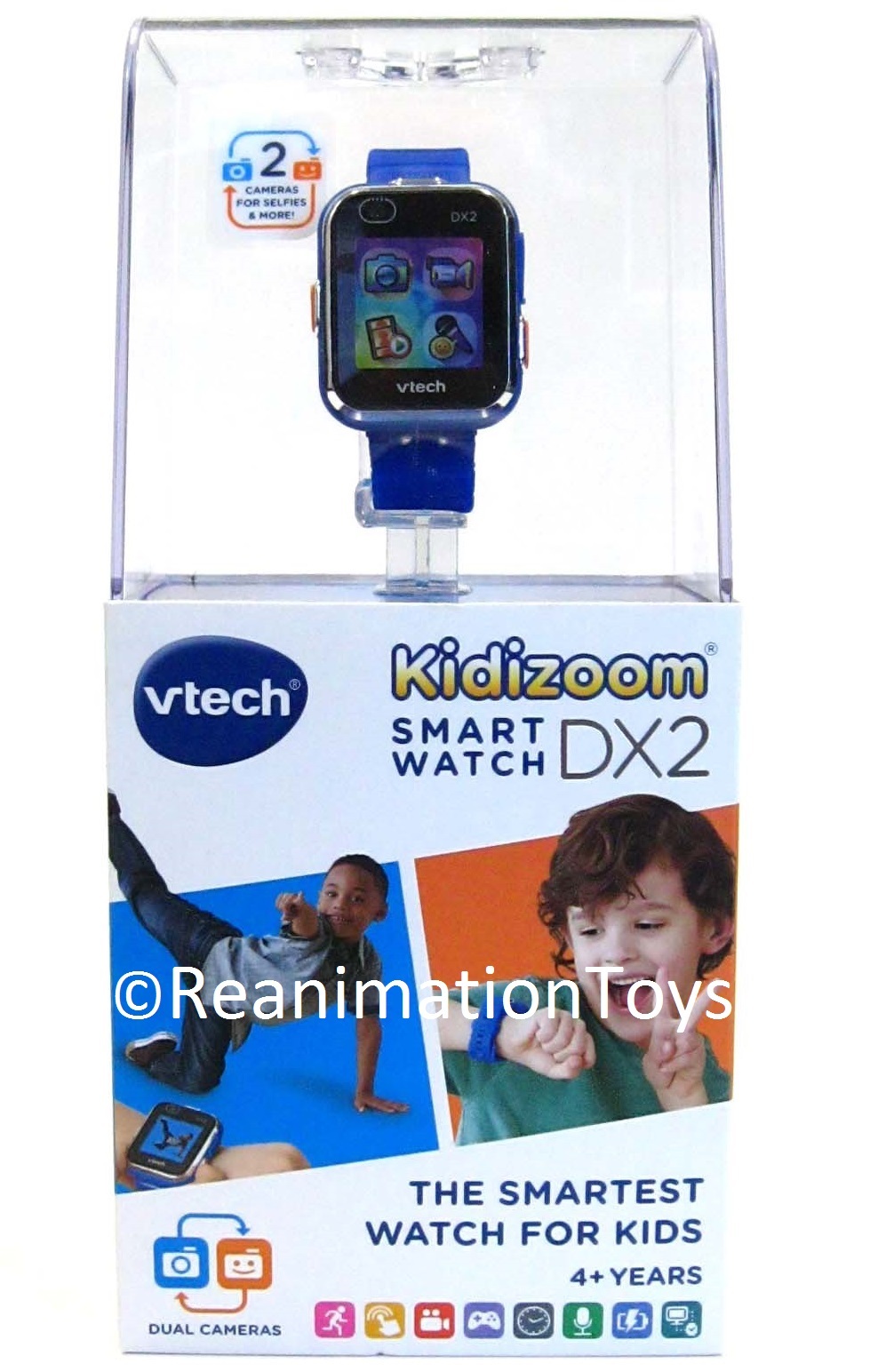 VTech Kidizoom DX2 Blue Smart Watch Camera Video Game Apps Brand New Sealed NIB - $79.99