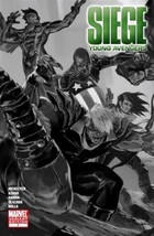 Siege: Young Avengers #1 Black &amp; White Variant (2010) Marvel Comics - £6.17 GBP