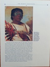 An item in the Home & Garden category: Portrait of White Cloud, Sauk War Chief rare print art, gently removed from the 