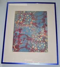 CONTEMPORARY CLAY MONO-PRINT “BUBBLES, 2014” BY TRISTANNE DAVIS (AMERICAN) - $225.80 MXN