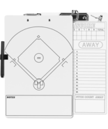 Baseball Coaches Clipboard, Double-Sided Dry Erase Coach Clipboard, Soft... - £8.75 GBP