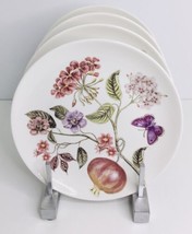 4 Salad Plates Grace Teaware pomegranate Botanical New - £29.83 GBP