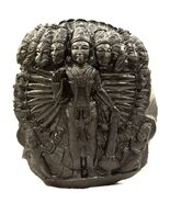 Rare VishvaRupa Idol On Natural Golden Shaligram - Gandaki River Nepal - $14,983.10 MXN