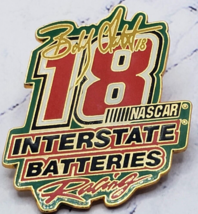 Bobby Labonte #18 Interstate Batteries Logo NASCAR Racing Hat Lapel Pin - £4.67 GBP