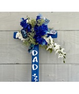 Dad Cemetery, flowers for dads grave, grave decoration, cemetery memorial - $26.00