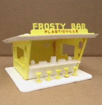 Vtg O Gauge Bachmann Plasticville Frosty Bar Model Trail Layout Building... - £23.59 GBP