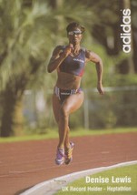 Denise lewis british athlete olympic games gold medal vintage hand signed photo 36753 p thumb200