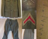 named WW1 US Uniform &quot;F.L. NIXON&quot; Tunic Trousers pants Wool Corporal 191... - $537.61