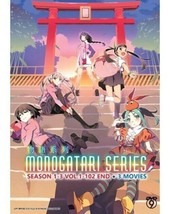 Monogatari Series Season 1-3 (1-102End+3 Movie) Eng sub &amp;All region SHIP FROM US - $75.74