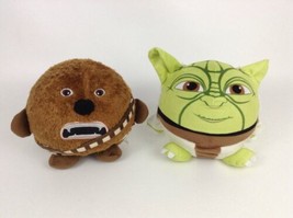 Star Wars Yoda Chewbacca Light Up Plush Talking Ball 2pc Lot Switchable ... - £11.69 GBP