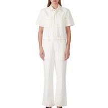 Slvrlake wide leg jumpsuit in NATURAL WHITE - $250.00