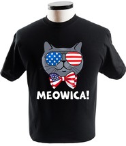 4th Of July Patriotic 4th Of July Meowica American Flag Cat Funny Cat4th Of July - £13.40 GBP+