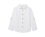 Wonder Nation Toddler Boys&#39; Long Sleeve Button Front Shirt, White Size 2... - $15.83