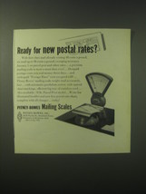 1948 Pitney-Bowes Mailing Scales Ad - Ready for new postal rates? - $18.49