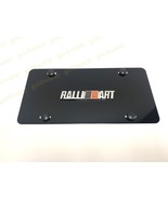 3D Ralliart Emblem Badge Black Aluminum Vanity Front License Plate Mitsu... - $28.93