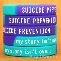 Suicide Prevention Awareness Wristbands - my story isn&#39;t over ; Bracelet... - £6.11 GBP+