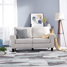 LOKATSE HOME Upholstered Loveseat Sofa Comfortable Modern Couch Indoor, ... - £219.96 GBP