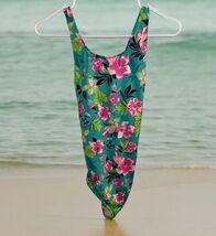 Lands’ End Bathing Suit Swimwear One Piece Swimsuit size 16 Girls Floral... - $22.72