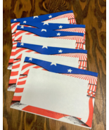 Vintage stars and stripes stationery envelope lot - $27.08 CAD