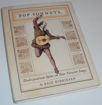 Pop Sonnets Shakespearean Spins on Your Favorite Songs Erik Didriksen Book - $13.25