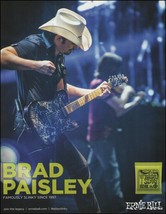 Brad Paisley Ernie Ball Guitar Strings Legend 2015 advertisement 8 x 11 ad print - £2.99 GBP