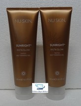 Two pack: Nu Skin Nuskin Sunright Insta Glow Tinted Self-Tanning Gel 125ml x2 - $54.00