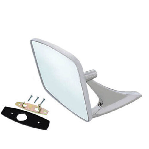 73-91 GMC Truck Chrome Outside Exterior Rectangle Square Rear View Door ... - $42.30