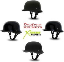 Daytona German Style Novelty Half Helmet Xs S M L Xl 2XL Low Profile - £44.10 GBP+