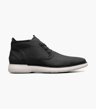 Stacy Adams Eastmont Plain Toe Elastic Lace Chukka Boot Black 25748-001 image 3