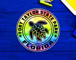 Fort Taylor State Park Florida Beach Sticker Decal 3&quot; Vinyl Sea Turtle - $5.24