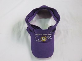 Key West Conch Republic Purple Visor Hat Cap (Premium Cotton) - £19.69 GBP