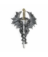 Dragon Dagger Wall Plaque Medieval Mystical Fantasy Decor - £30.43 GBP