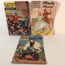 Classic Illustrated The Man Without A Country &amp; The Dancing Princesses &amp; Donkey - £14.85 GBP