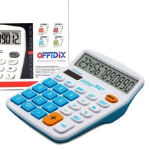 Office Desktop Calculator, Solar And Battery Dual Power Electronic Calcu... - $21.99