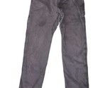 Prana Bronson Flannel Lined Canvas Pants Mens Size 32 Organic Cotton Gra... - $28.50