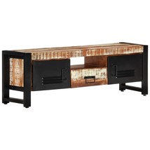 TV Cabinet 120x30x40 cm Solid Wood Reclaimed - £96.06 GBP