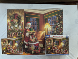 White Mountain Santas Big Night 1000 Pcs Complete 2022 - £8.76 GBP