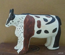 Metropolitan Museum of Art Cow Africa Brown and White 5.5 x 8&quot; - £44.21 GBP