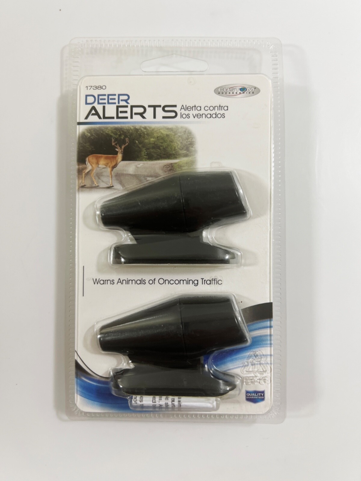 Custom Accessories 17380 Deer Alert Whistles Black Directions Included B... - $7.91