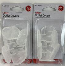 Lot Of 2 New Safety Outlet Covers 16 Clear Covers Electrical Outlets 50271 - £9.84 GBP