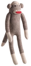 Multipet Sock Monkey Plush Dog Toy, Small, Medium and Large Breeds - $353.08 MXN
