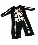 Old Navy Halloween Skeleton Sleeper One Piece Snap Close 3-6 months Long... - $8.00