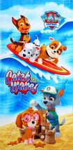 Paw Patrol Catch The Waves Beach Towel measures 28 x 58 inches - $16.95