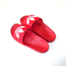 Adidas Original Adilette Lite Sandal - FU8296 - Red White - Size 9 - NWT - $19.99