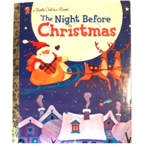 2001 A Little Golden Book: The Night Before Christmas Clement C Moore - £7.43 GBP