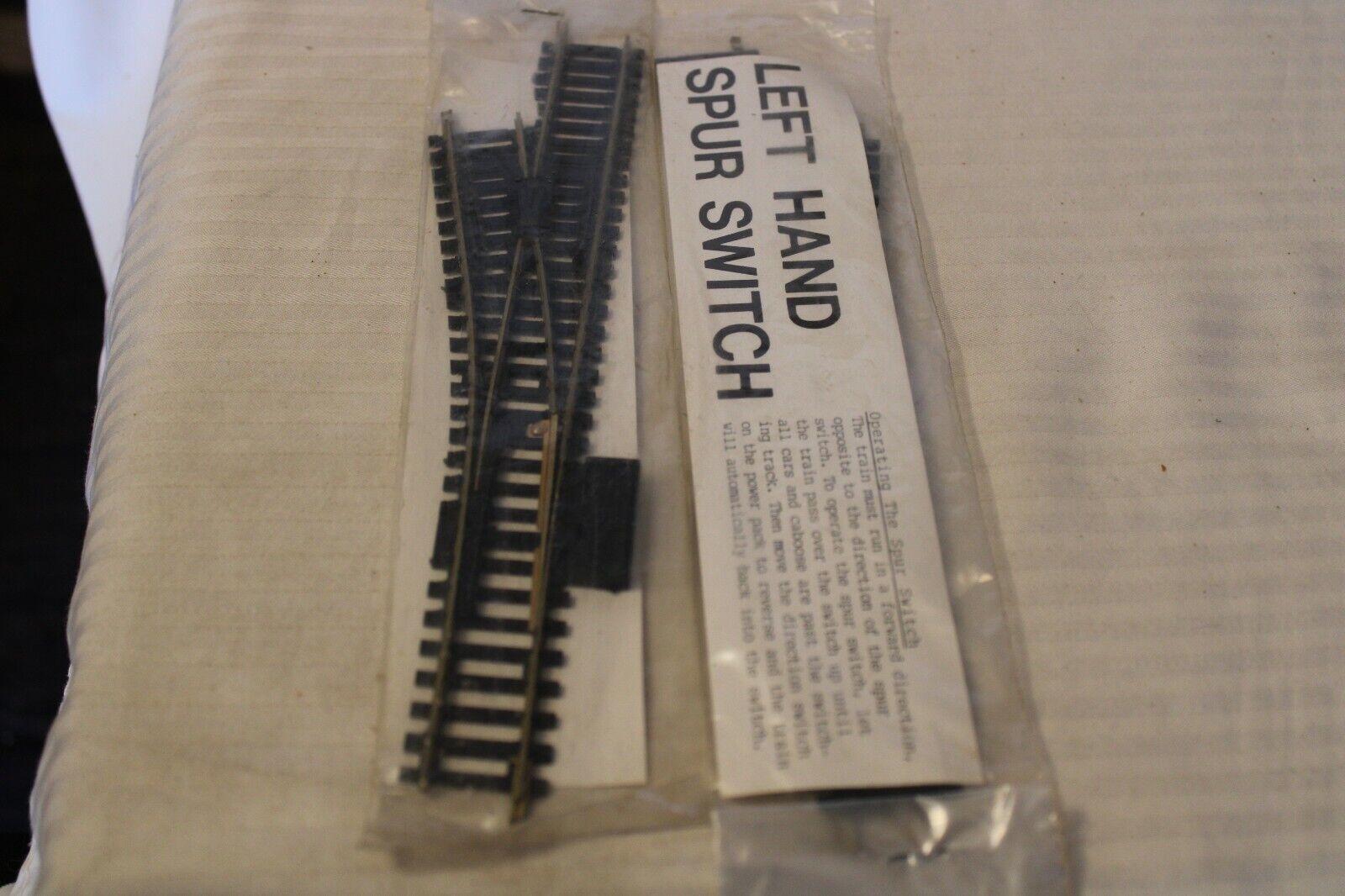Primary image for HO Scale AHM, Brass Left Hand Spur Switch, BNOS