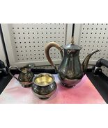 Vintage Towle Tea Coffee Pot Silver Plated  With Hinged Lid-3 Piece Set - €42,99 EUR