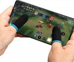 Mobile Finger Sleeve 1 Pair Trigger Game Controller for PUBG, COD Gaming  - £5.39 GBP