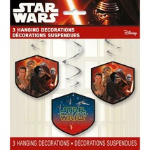 Star Wars Feel The Force Dangler Hanging Party Decorations 3 Per Package NEW - $2.95