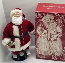 &quot;Christmas With Santa&quot; Old World 9&quot; Porcelain Doll By Avon 1989 - NOS.  ... - $16.36